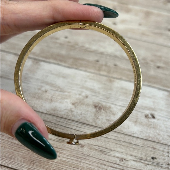 Kate Spade Gold and Black Bangle Bracelet - Picture 4 of 6